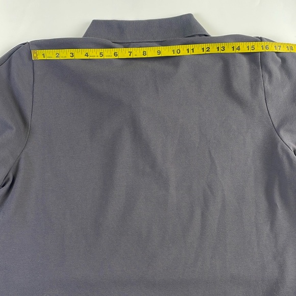 NWT Calia Pique Puff Sleeves Polo T-Shirt XXL Carbon Gray 3/4 Button Down Golf - Picture 16 of 16